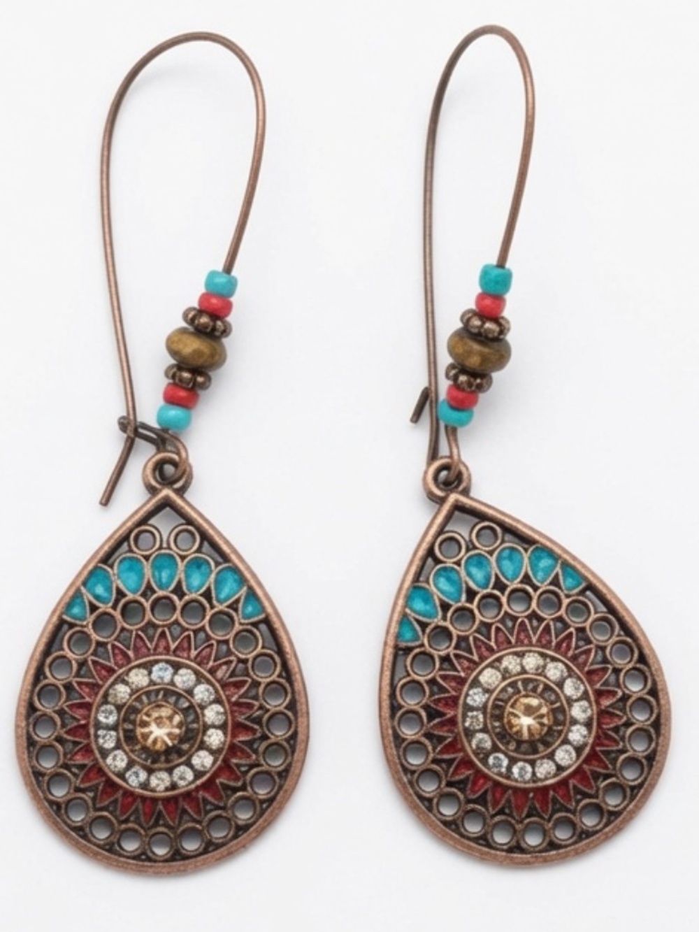 Vintage Bohemian Teardrop Earrings